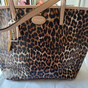 Coach Cheetah Tote